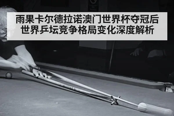 雨果卡尔德拉诺澳门世界杯夺冠后世界乒坛竞争格局变化深度解析